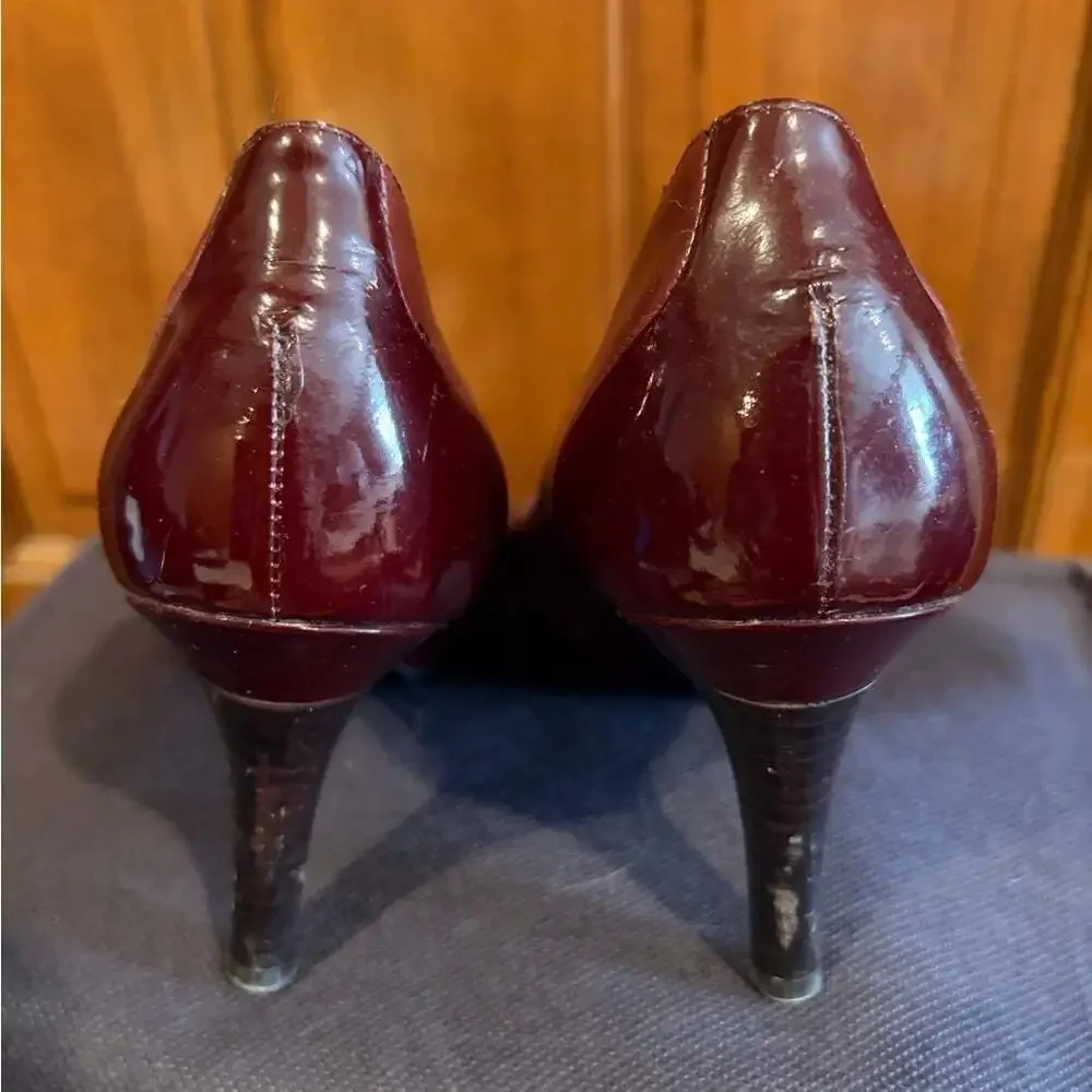 Bruno Magli Deep Red Heels